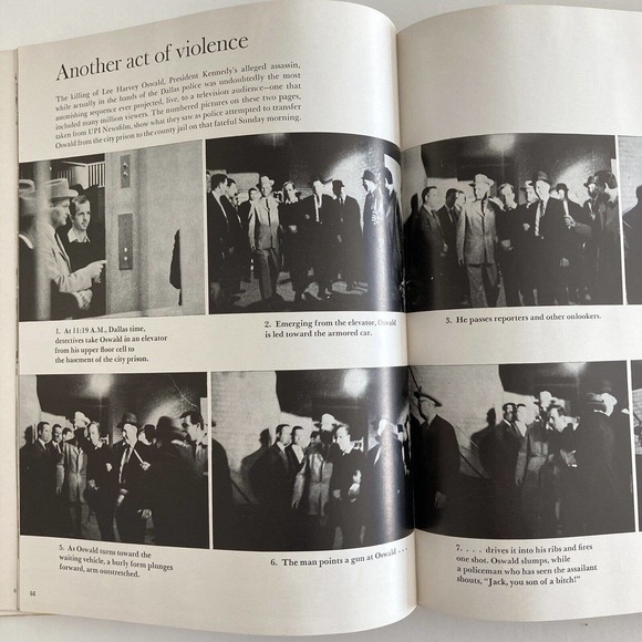 FOUR DAYS Record of the Death of President Kennedy Book 1964 - Chicago Sun-Times - Picture 6 of 7